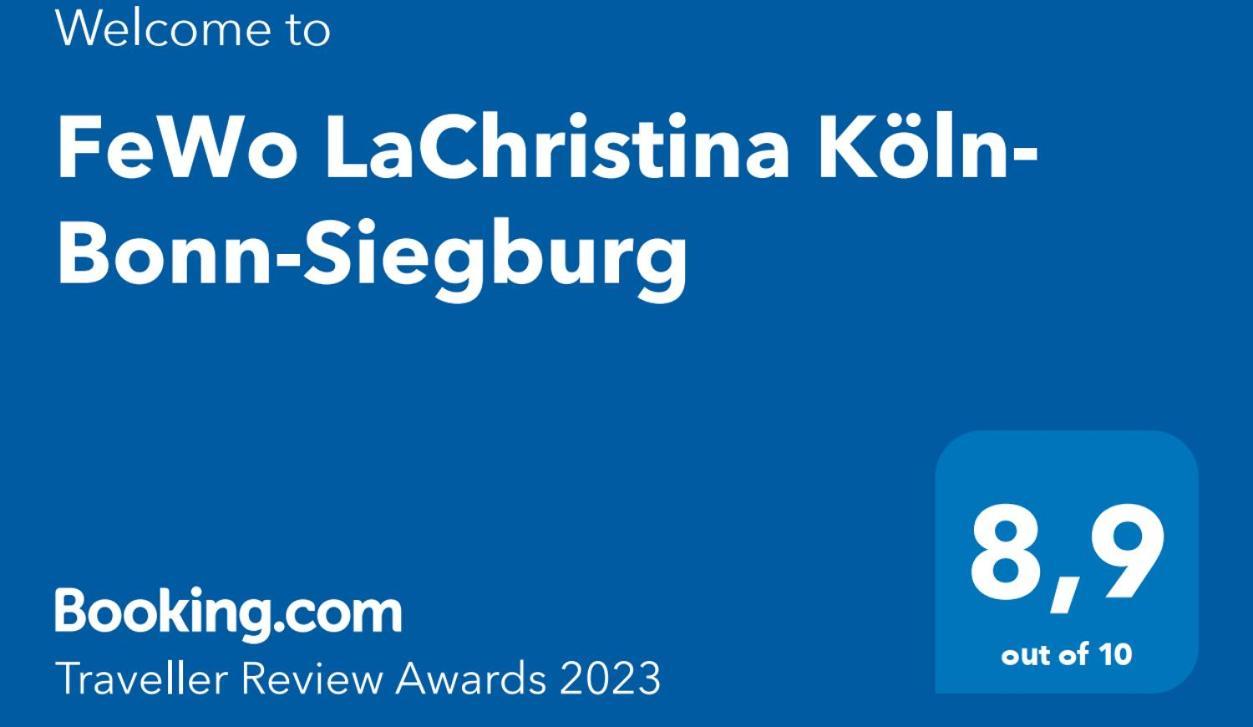 Fewo Lachristina Koeln-Bonn-Siegburg Troisdorf Exteriör bild